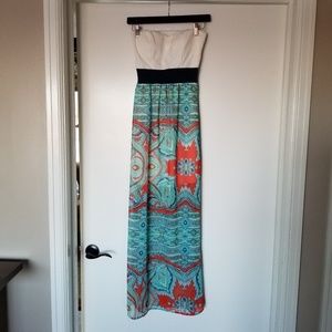 Strapless Maxi Dress